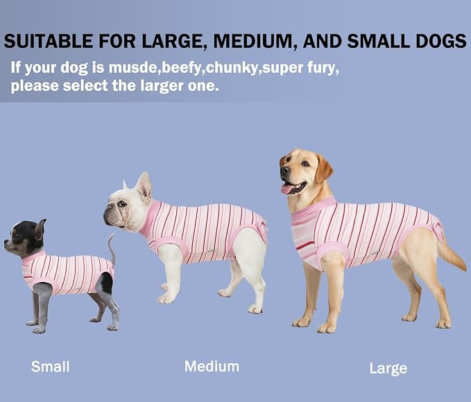 Sebdtico Recovery Suit for Dogs, Dog Surgery Suit Female Spay, Soft Dog Onesie - Image 5