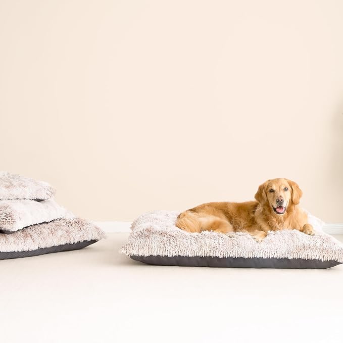 EHEYCIGA Fluffy Dog Crate Bed for Extra Large Dogs, Plush Faux Fur Pet Crate Pad - Image 9
