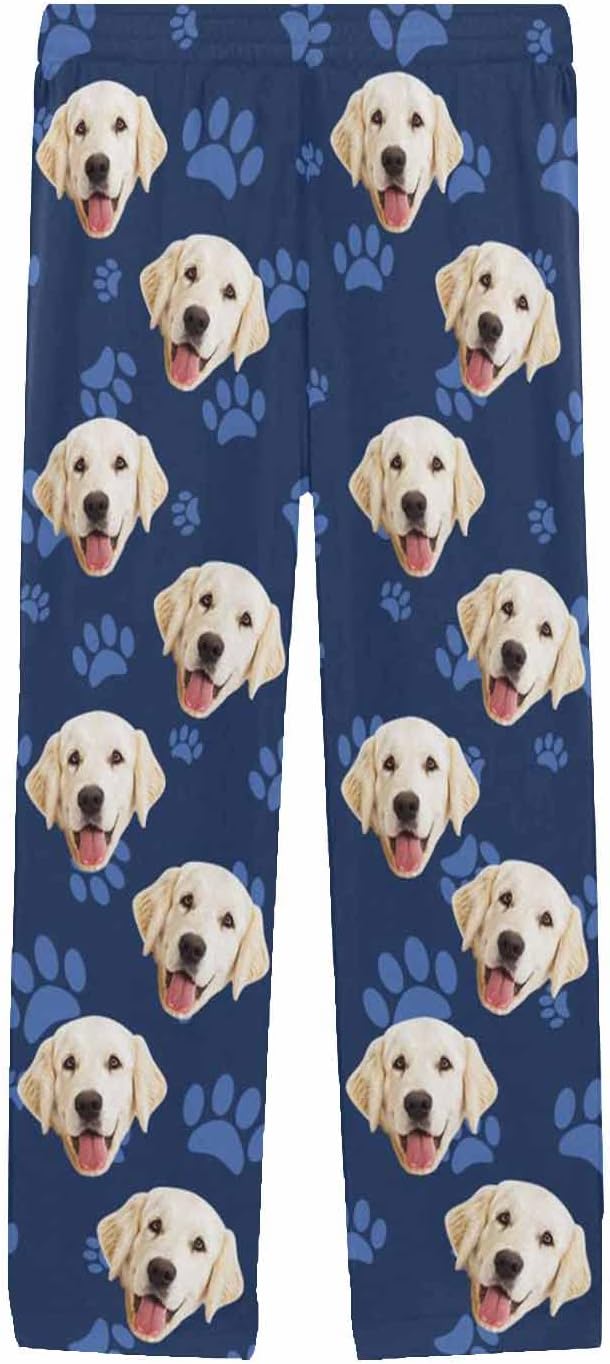 MyPupSocks Customized Face Pajamas Pants Photo Pajama Bottoms - Image 3
