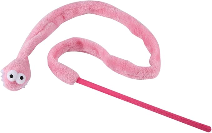 Cat Toy Snake, Serpentine Mint Cat Teasing Stick Enhance Bond by Unknown