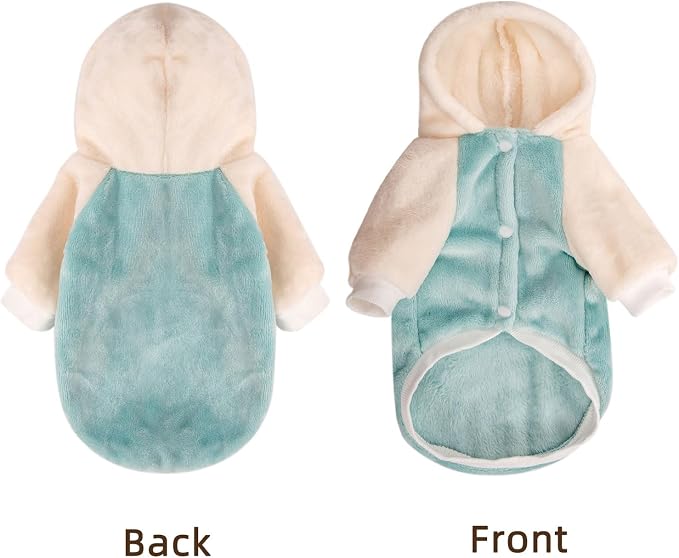 FabriCastle Dog Hoodie Sweater for Small Dogs Boy and Girl, Small Dog Clothes - Image 2