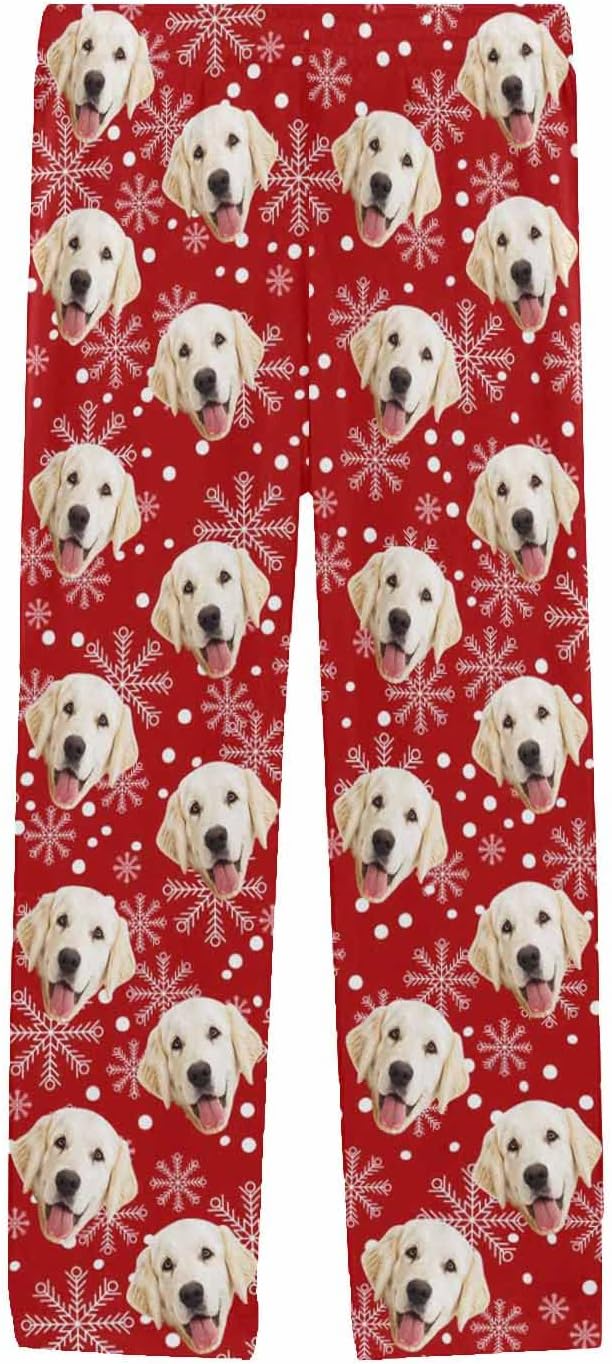 MyPupSocks Custom Pet Face Pajamas Pants Photo Pajama Bottoms - Image 3