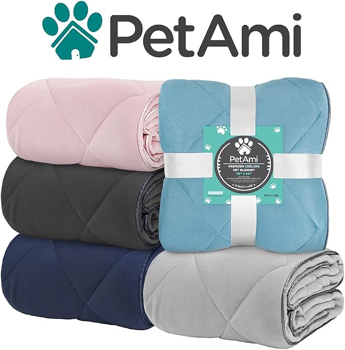 PetAmi Premium Cooling Dog Blanket | Lightweight Fluffy Pet Throw Blanket Bed - Image 7