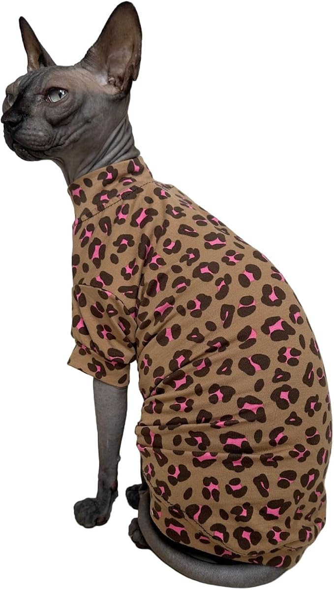 Limited Edition Sphynx Cat Cotton T-Shirts Hairless Cat Sweatshirt Pet Kitten - Image 2