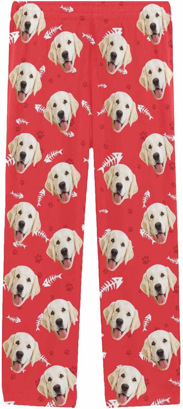 MyPupSocks Custom Pet Face Pajamas Pants Photo Pajama Bottoms - Image 3