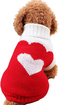 CHBORCHICEN Pet Dog Sweaters Classic Knitwear Turtleneck Winter Warm Puppy by CHBORCHICEN