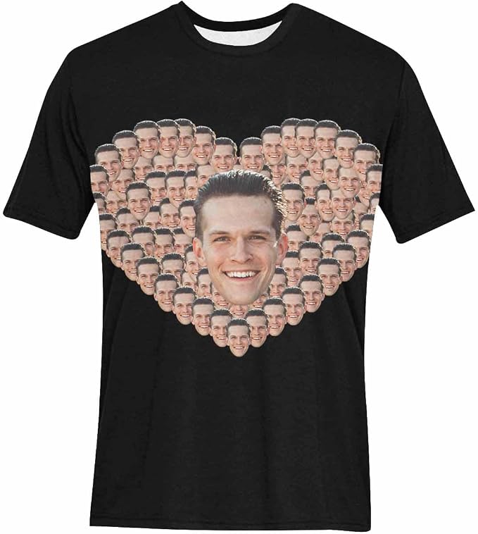 Custom T Shirts with Face Photo Text Pet Shirt - Image 3