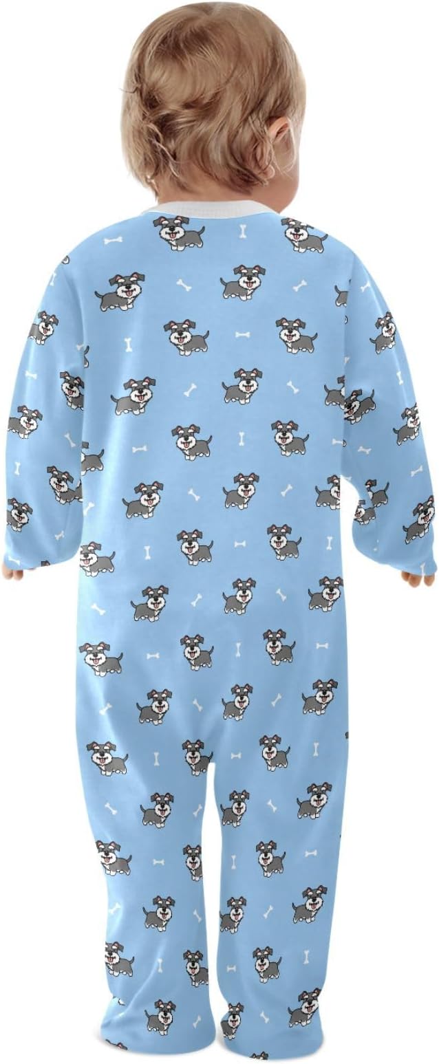 Baby Sleepers For Girl Boys Newborn Baby Play One-Piece Footies For 0-24 Months - Image 4