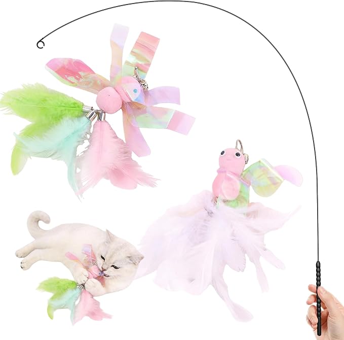 Walfront Interactive Feather Cat Toy by Walfront