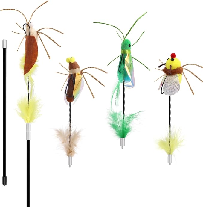 SONGWAY Cat Bug Toy Wand by SONGWAY