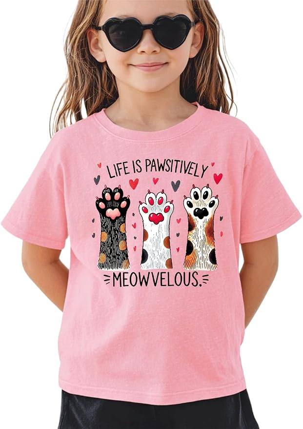 Kids Toddler Little Boys Girls T-Shirt Short Sleeve Funny Animals Graphic by Unknown