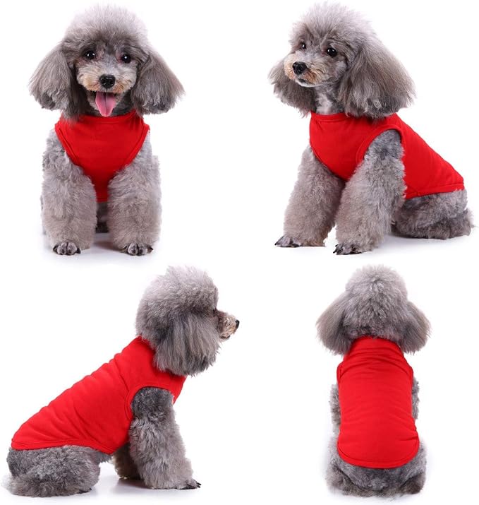 Dog Shirts Pet Clothes Blank Clothing, Doggy Soft and Breathable Apparel Outfits - Image 5