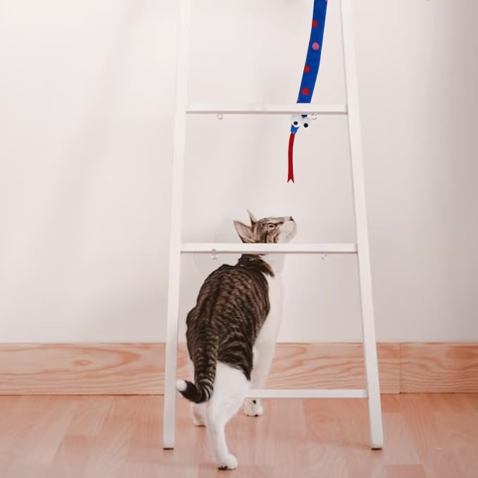 Andiker Cat Wand Toy, 44 Inches Plush Cats Snake Toys - Image 5