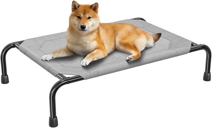 Simple Trending Raised Dog Bed for Small Dogs, Waterproof Elevated Dog Cot - Image 9