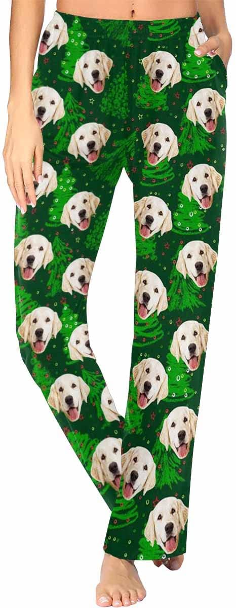 Custom Face Pajamas Pants Personalized Nightwear Bottoms by MyPupSocks