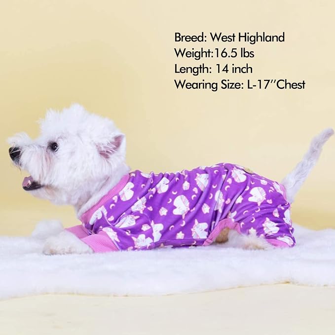 KYEESE Dog Pajamas Velvet Dog Pajamas Medium Sized Dogs Soft Dogs Clothes Pjs - Image 3