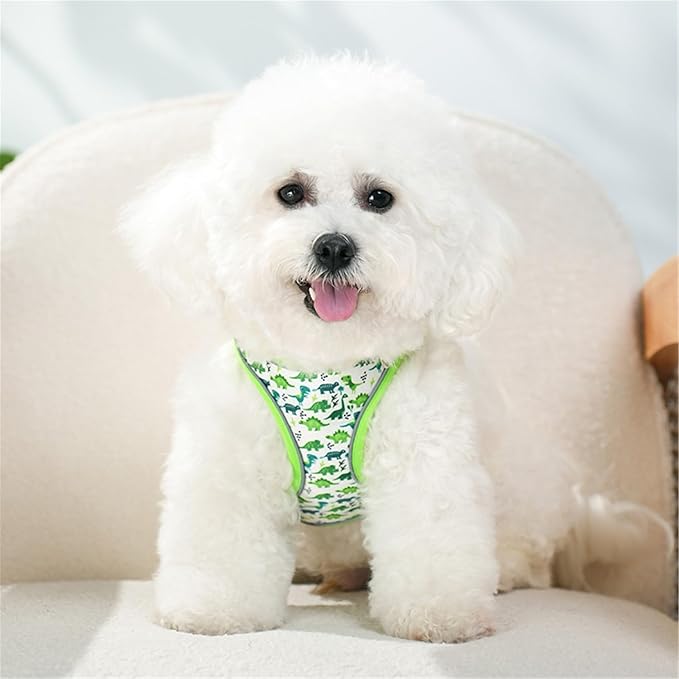 Step in Dog Harness No Pull Dinosaur Adjustable Soft Mesh Padded Reflective Pet - Image 5