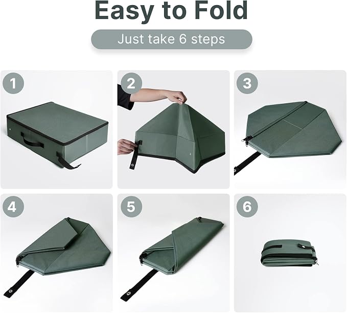 Portable Litter Box for Cats Kitten Foldable Travel Litter Box - Image 4