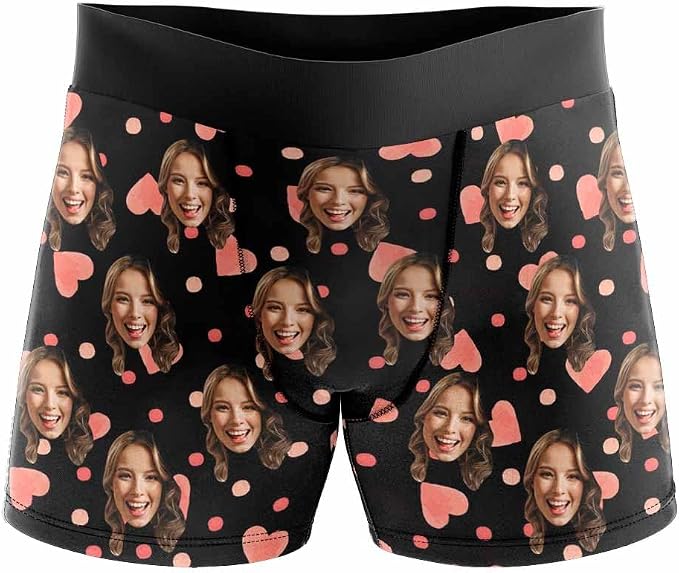 M YESCUSTOM Custom Faces Funny Short Briefs Gift by MYESCUSTOM