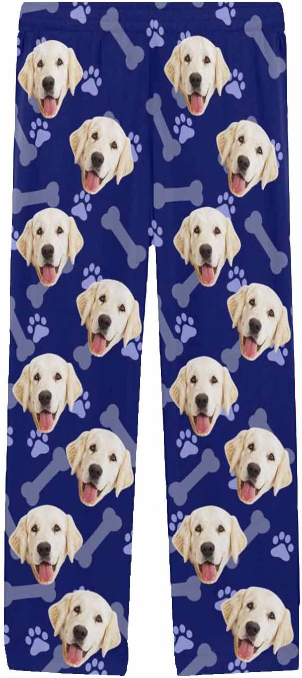 MyPupSocks Customized Face Pajamas Pants Photo Pajama Bottoms - Image 3