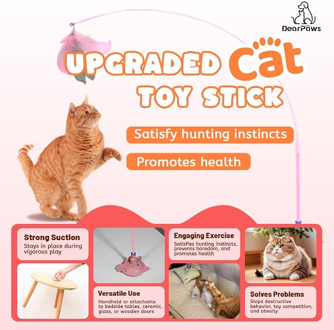 3-in-1 Cat Toy and Cat Window Perch, Window-Mounted Hammock - Image 4