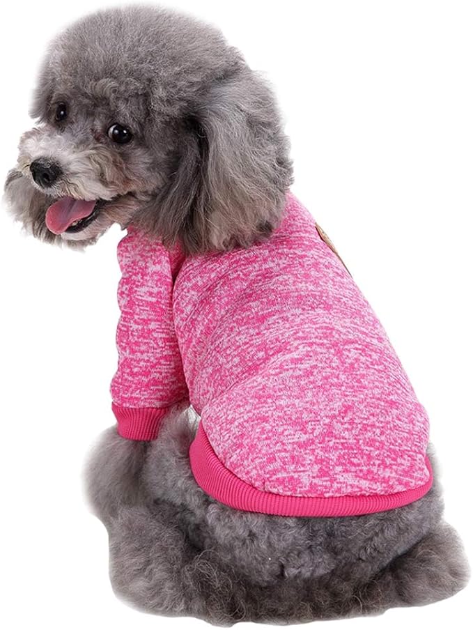 Jecikelon Dog Clothes Dogs Sweater Soft Puppies Clothing Winter Puppy Sweaters by Jecikelon