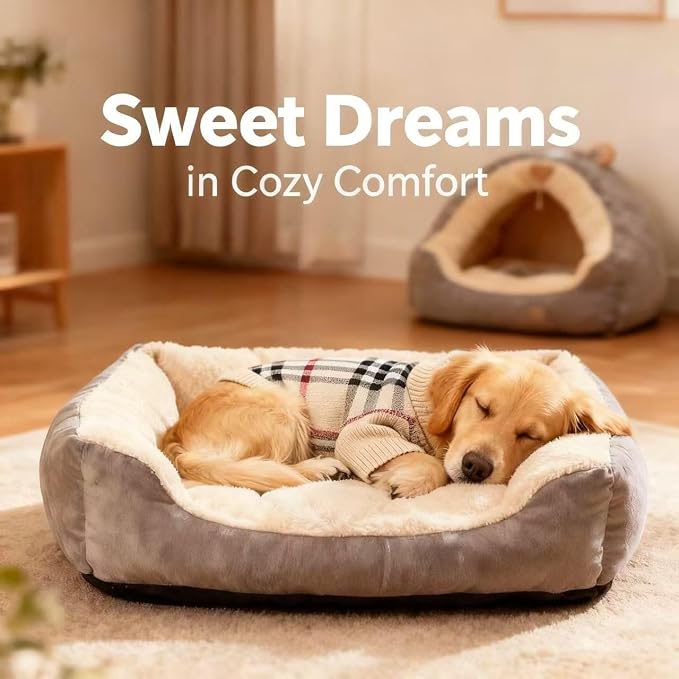 Small/Medium Dog Sweater, Warm Dog Winter Coat w/Sleeves, Comfortable High Neck - Image 2
