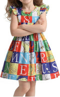 Baby Girls Spring Summer Cat in The Hat Dress Girls Flutter Sleeve Boutique by Unknown