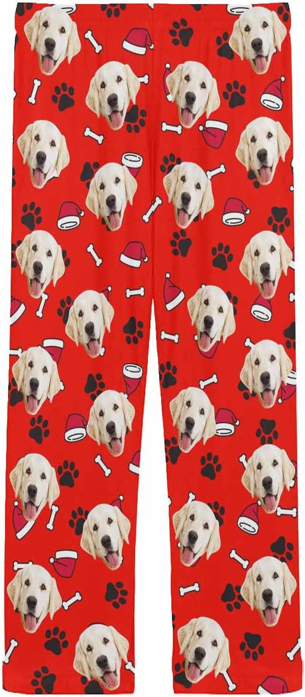 MyPupSocks Custom Pet Face Pajamas Pants Photo Pajama Bottoms - Image 4