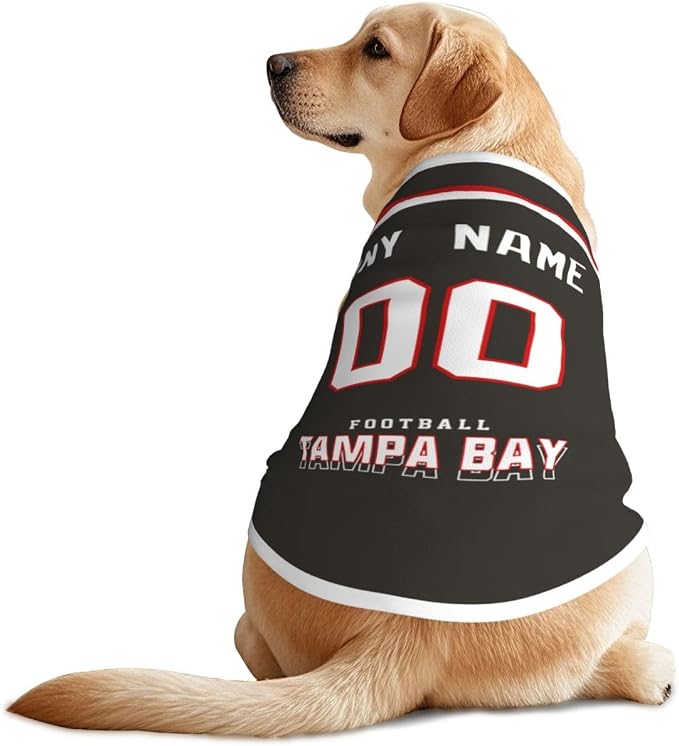 Tampa Custom Pet Jersey Dog Clothes Jersey Various Sizes Customized Any Name & - Image 2