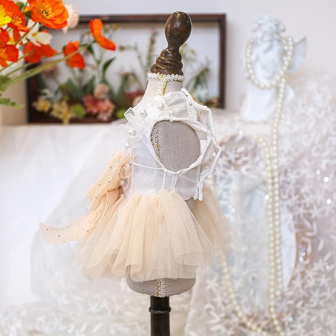 Fashion Sweet Puppy Dog Blingbling Princess Skirt Pet Dog Lace Cake Camisole - Image 4