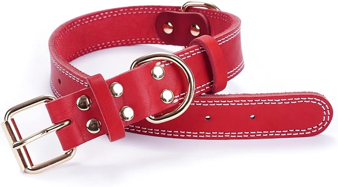 Dog Collar, Genuine Leather Dog Collar, Heavy Duty Dog Collar - Image 7