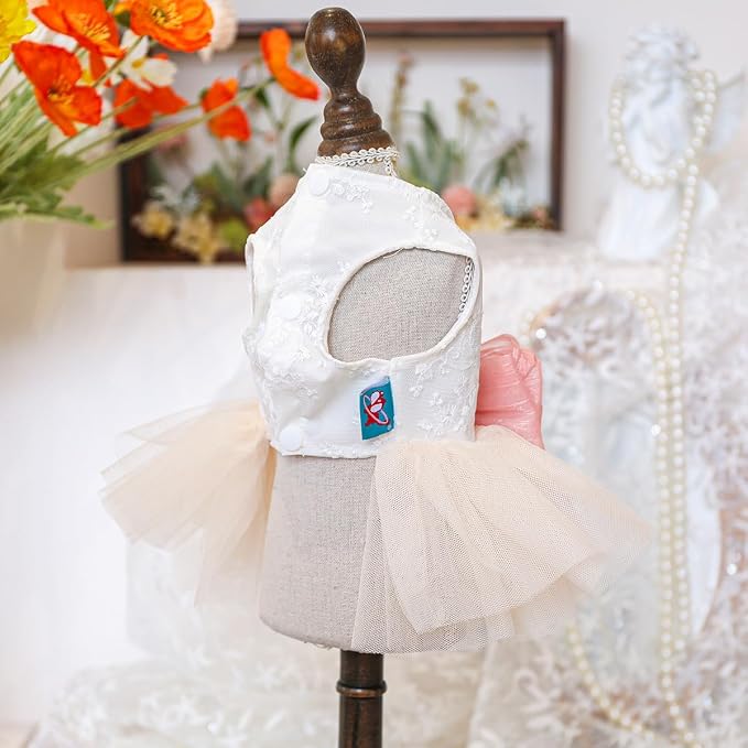 Fashion Sweet Puppy Dog Blingbling Princess Skirt Pet Dog Lace Cake Camisole - Image 5