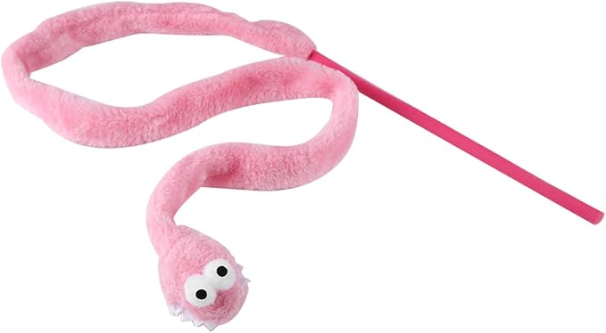 Cat Toy Snake, Serpentine Mint Cat Teasing Stick Enhance Bond - Image 7