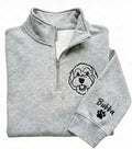 NAZENTI Embroidered Dog Sweatshirt Personalized Pet Photo Hoodie Custom Pet by Nazenti