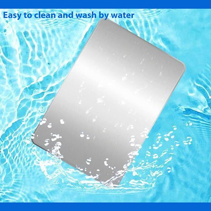 Elome Pet Cooling Pad, 11.8" X 7.9" Aluminum Summer Animal Cool Mat Plate Ice - Image 2