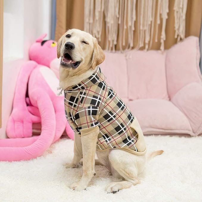 EXPAWLORER Plaid Dog Hoodie - Image 6