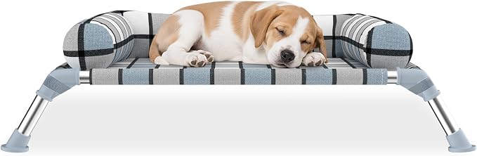Elevated Pillow Bolster Dog Bed by Unknown