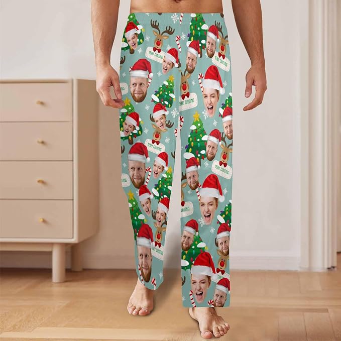 Custom Pajama Pants for Men, Personalized PJ Pants - Image 4
