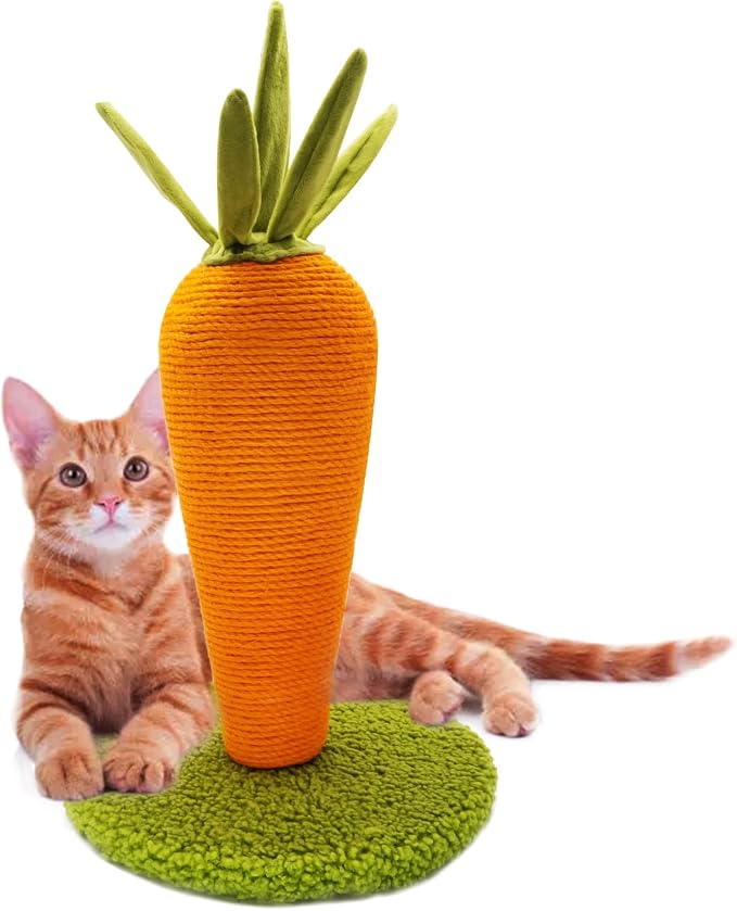 Carrot Cat Scratching Post by LIFLIX