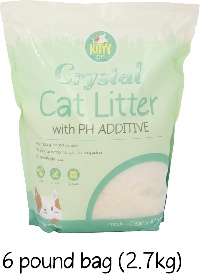 Kitty City pH Detecting Crystal Cat Litter, Silica Gel Crystals - Image 5