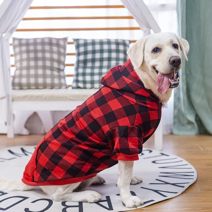 EXPAWLORER Plaid Dog Hoodie - Image 7