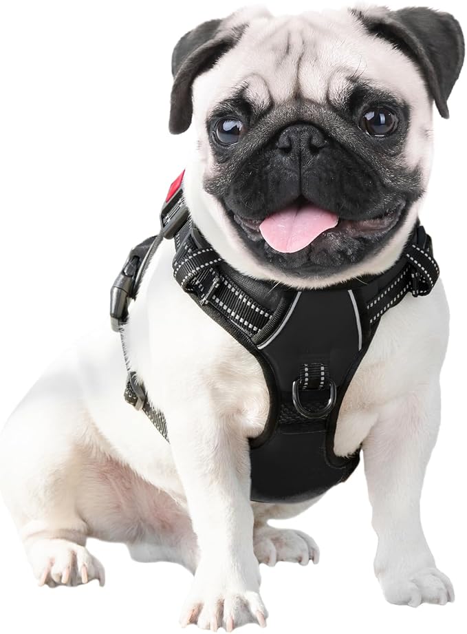 PHOEPET Reflective Dog Harness Large Breed Adjustable No Pull Vest - Image 6