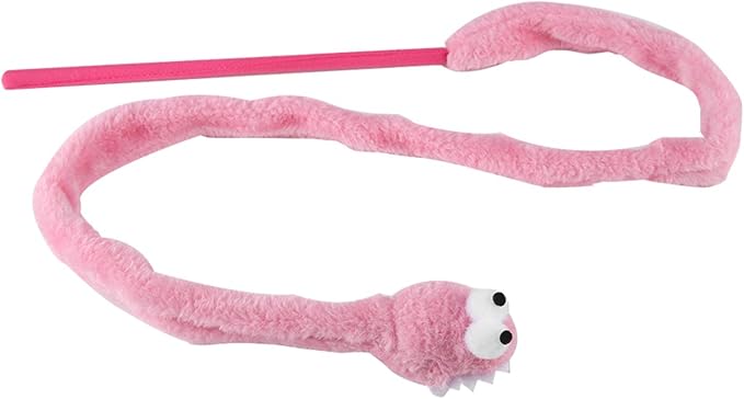 Cat Toy Snake, Serpentine Mint Cat Teasing Stick Enhance Bond - Image 8