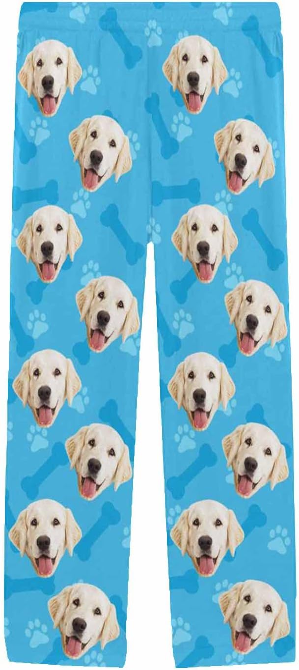 MyPupSocks Customized Face Pajamas Pants Photo Pajama Bottoms - Image 3