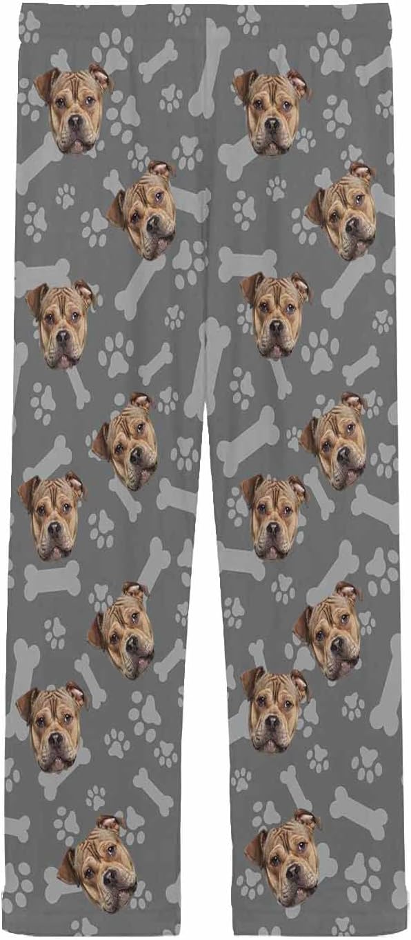 MyPupSocks Custom Pet Face Pajamas Pants Photo Pajama Bottoms - Image 4
