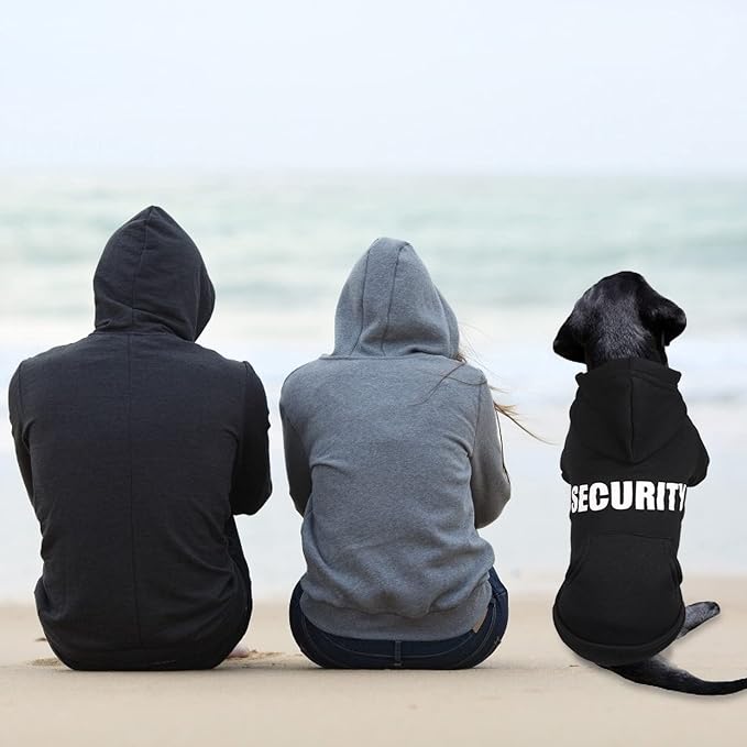 Dog Hoodie Security Dog Sweater Soft Brushed Fleece Clothes Hoodie Sweatshirt - Image 2