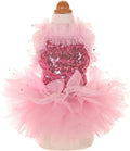 Fashion Sweet Puppy Dog Blingbling Princess Skirt Pet Dog Lace Cake Camisole by MaruPetyourkidsfriends