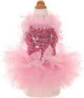 Fashion Sweet Puppy Dog Blingbling Princess Skirt Pet Dog Lace Cake Camisole by MaruPetyourkidsfriends
