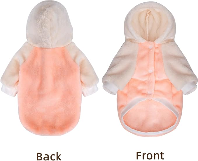 FabriCastle Dog Hoodie Sweater for Small Dogs Boy and Girl, Small Dog Clothes - Image 2